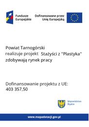 Obraz do Projekt pn. "Stażyści z Plastyka zdobywają rynek pracy"