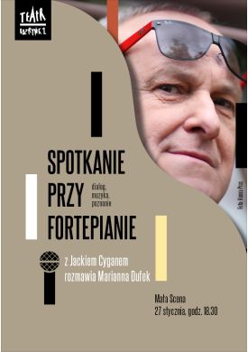 Plakat - Spotkanie przy fortepianie - Jacek Cygan