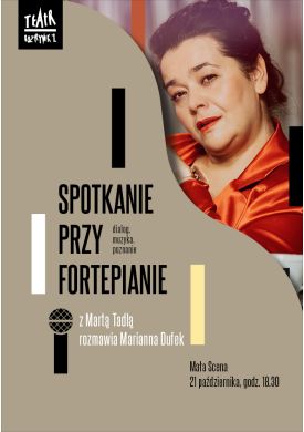 Plakat - Spotkanie przy fortepianie - Marta Tadla