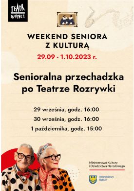 Plakat - Weekend seniora z kulturą 2023